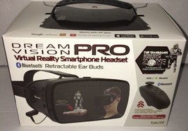 Tzumi Dream Vision Pro Virtual Reality VR Smartphone Headset Bluetooth 4... - £10.77 GBP