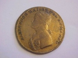 1813 German Russian Coin Kaiser Alexander Von Russland Brass Jeton Rechenpfennig - £220.57 GBP