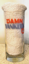 DAMN YANKEES Water Glass Beverage Tumbler Pint Beer Baseball Devil Tail ... - £11.70 GBP