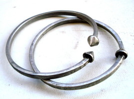 vintage antique tribal old silver bracelet bangle for infant baby child ... - £78.16 GBP