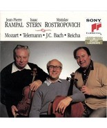 JEAN-PIERRE RAMPAL ISAAC STERN ROSTROPOVICH MOZART TELEMANN J.C. BACH RE... - £7.76 GBP