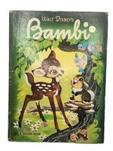 Walt Disney Bambi 1979 Big Golden Book Vintage Hardcover Book 31st Printing - $300.33 MXN