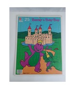 1992 Frame Tray Puzzle Barney &amp; Baby Bop 25 PC - $9.85