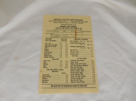 Old Vtg 1986 Chinese Palace Restaurant Placemat Advertising North Olmsted Ohio - £15.63 GBP