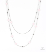 Paparazzi Beach Party Pageant Pink Necklace - New - £3.54 GBP