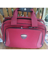 Ricardo Beverly Hills Carry On Luggage Laptop/Overnight Bag Large Red EUC - $41.58