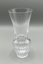 Mikasa Crystal Vase Wedged 6&quot; Tall 3&quot; Diameter Weighted No Chips or Cracks - $12.16