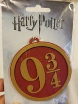 Harry Potter Luggage Bag Tag 9 3/4 Bio World Merch NIP New WB Warner Bro... - $9.79