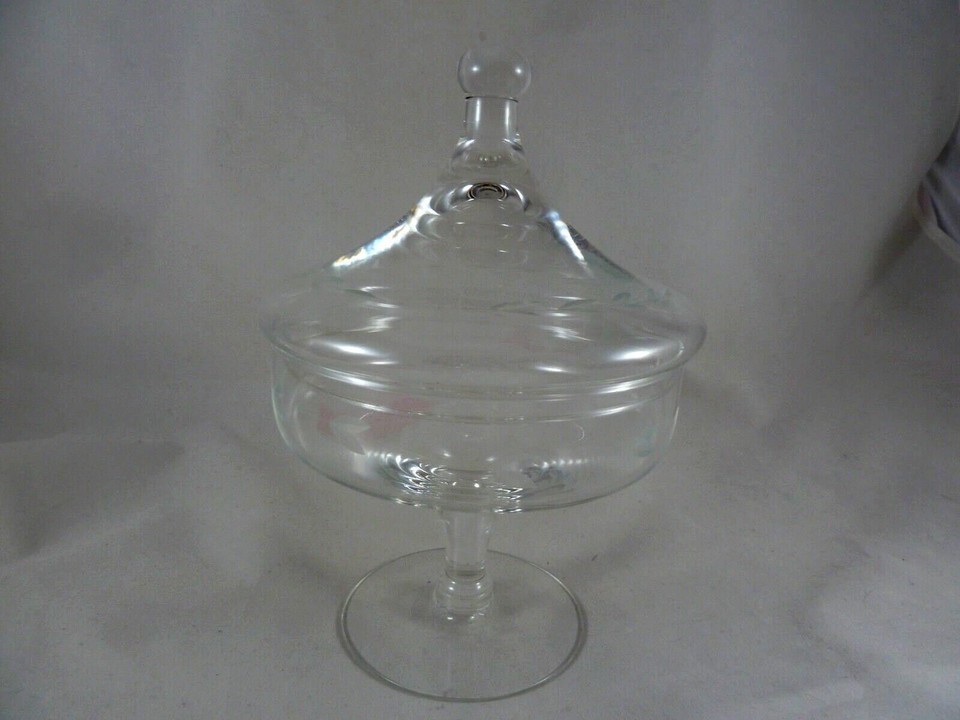 Princess House Vintage Heritage Crystal Etched Apothecary  Candy Dish wi... - $12.15