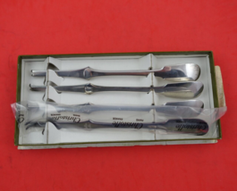 Cluny by Christofle Silverplate Lobster Pick Set 4pc in Original Box Never Used - £201.69 GBP