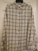 Men&#39;s Columbia Sportswear Company Button Down Shirt Size Large 100 % Cotton - £13.96 GBP