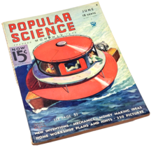 Popular Science June 1934 Vintage Magazine Illustrated Trains Gold Telescopes - £39.14 GBP