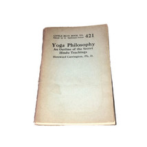 Yoga Philosophy #421 Vintage 1923 Haldeman-Julius Co. Little Blue Book No. 421 - £7.36 GBP