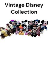 Bulk Lot Of 14 Vintage Mickey Disney Store Disney Plush Minnie Chipmunks... - $82.34
