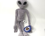 18-Inch Alien Plush Gray Eyes Glow In The Dark Plush Toy New - $17.95