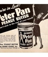 Peter Pan Peanut Butter Derby&#39;s Advertisement 1943 Pre Post Company Bran... - $19.99