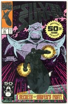 Silver Surfer #50 1991- Thanos- Marvel Foil cover VF - £9.42 GBP