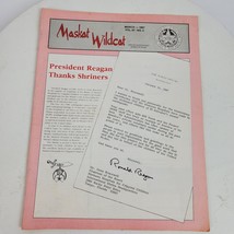 Vintage Maskat Wildcat Masonic Shriners Magazine March 1987 Wichita Fall... - £12.64 GBP