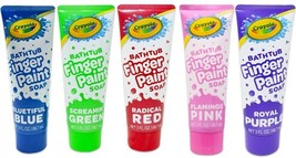 Crayola Bathtub Finger Paint Variety Pack, 5 Tubes + Surprise Gift - £11.06 GBP