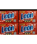 4X LEON LAUNDRY BARS ( JABON LAVANDERIA DE BARRA  ) 4 OF 350g EA- FREE S... - $25.73