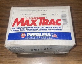 Peerless Max Trac Tire Chains 2 Link Spacing 15X6.00X6; 14X5.50X5 - £38.76 GBP