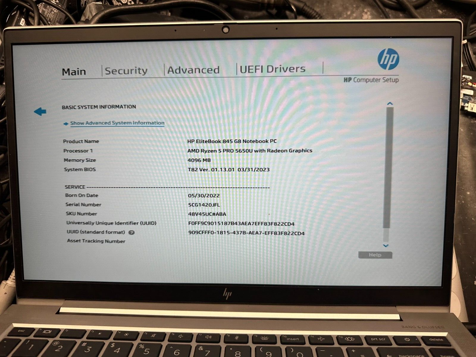 HP Elitebook 845 G8 Motherboard m53482-601 AMD Ryzen 5 Pro 5650u Item image 3
