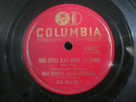 10&quot; 78 Rpm Record Columbia 35922 Will Bradley Breal It To Me Gently / This Littl - £7.85 GBP