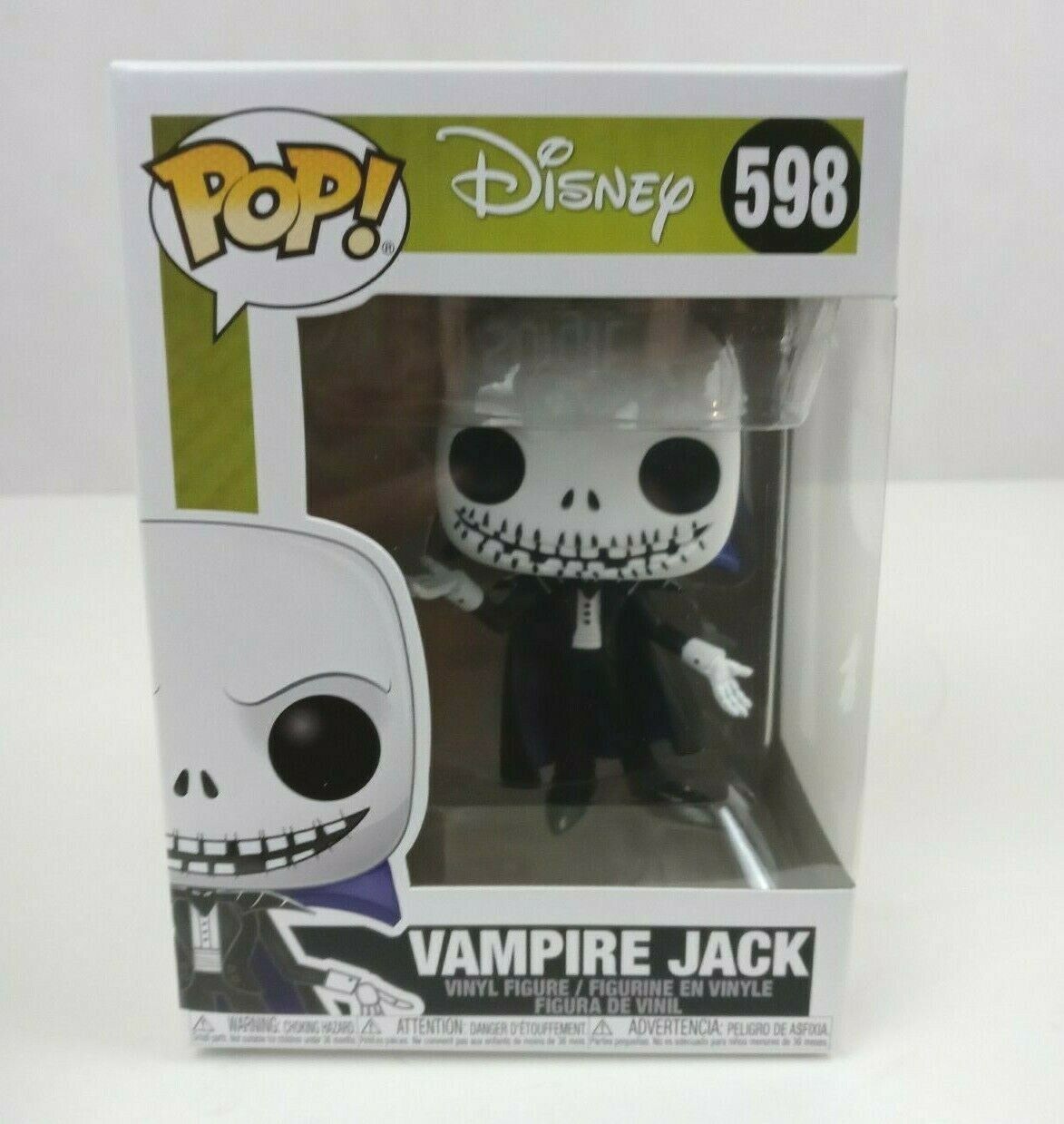 Primary image for NEW Funko POP! Disney Nightmare Christmas #598 "Vampire Jack" - Vinyl Figure