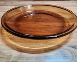 Vintage Anchor Hocking Brown Amber 9&quot; Inch Pie Plate #460 Oven / Microwa... - £12.42 GBP