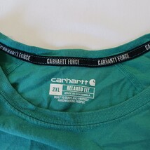 Carhartt Force Relaxed Fit Men's Size 2XL Green Short Sleeve T-Shirt 104616 HB0 image 3