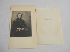 1921 Admiral D. G. Farragut Civil War Illustrated Page Photograph by Brady - $9.99