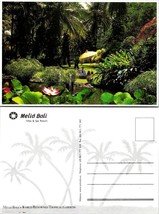Indonesia Bali Melia Villas &amp; Spa Resort Renowned Tropical Gardens VTG Postcard - £7.51 GBP