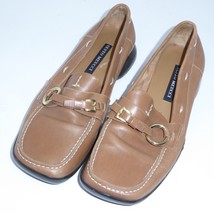 Sesto Meucci Womens sz 7 N Leather Slip On Loafers Shoes MADE IN ITALY - £19.32 GBP