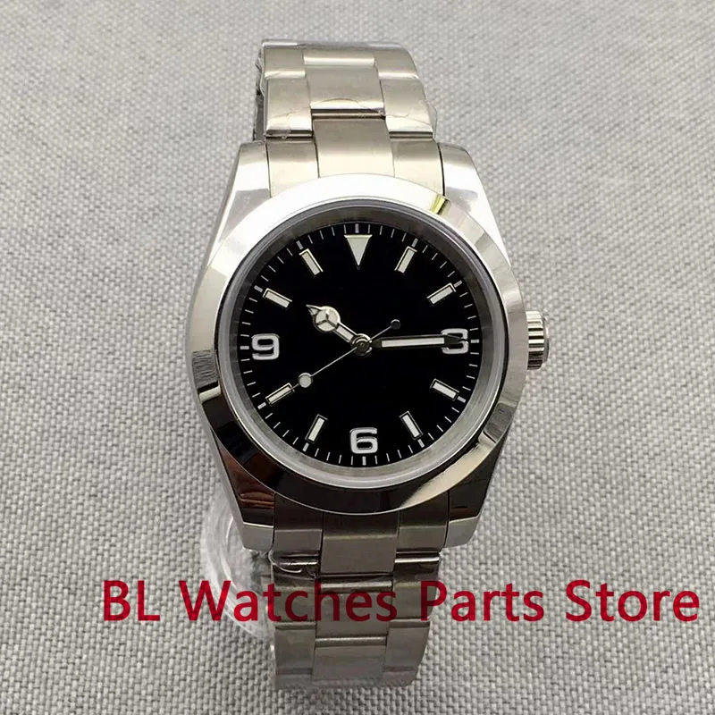 Watch BLIGER 36mm/39mm NH35A Polished Automatic Men Watch Oyster celet MIYOTA PT - £93.14 GBP