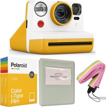 Polaroid Now I-Type Instant Camera - Yellow + Polaroid Color Instant Film For - £197.91 GBP