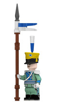 Royal Bavarian Uhlans Army Solider Napoleonic Wars Minifigure Building B... - $3.89