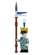 Royal Bavarian Uhlans Army Solider Napoleonic Wars Minifigure Building B... - $72.35 MXN