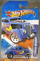 2011 Hot Wheels #97 Heat Fleet 7/10 PASS&#39;N GASSER Blue w/Full Tampo Front Door - £6.91 GBP