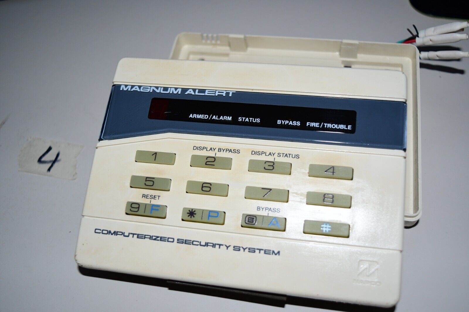 NAPCO RP1054e “Magnum Alert” Security System Control Panel Keypad W1A