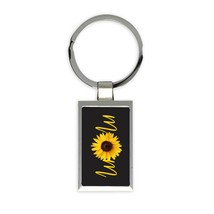 Sunflower Mom : Gift Keychain Flower Floral Yellow Decor For Her Feminine Woman  - £6.40 GBP