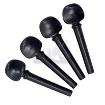 Ebony Violin Tuning Pegs 4/4 Size New High Quality Fiddle Violin Parts Undrilled - $11.99