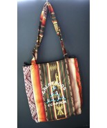 Vtg Colorful Souvenier Patterned Tote Beach Bag Galapagos Ecuador Unique... - $29.99