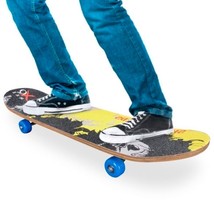WOODEN SKATEBOARD (4 WHEELS) - $40.00