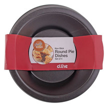 Daily Bake Non-Stick Round Pie Dish 12cm - 4pcs - £27.99 GBP