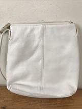 Stone Mountain White Glove Pebble Leather Small Shoulder Bag Purse Walle... - £29.63 GBP