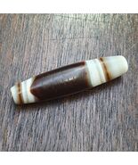 Vecchia perla di agata rossa mediorientale dell&#39;occhio naturale yemenita... - $35.36