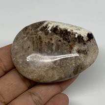 70g, 2.4&quot;x1.9&quot;x0.9&quot;, Natural Black Opal Crystal PalmStone Polished Reiki,B9705 - £5.61 GBP
