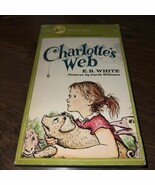 Vintage Charlotte&#39;s Web By E.B. White Paperback 1973 Printing - $5.88