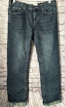 Berne Flannel Lined Quarry Jeans Straight Leg Mid Rise  Womens 12 Tall Work - $454.55 MXN