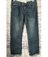 Berne Flannel Lined Quarry Jeans Straight Leg Mid Rise  Womens 12 Tall Work - $24.28